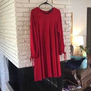 Karen Kane long sleeve shift dress